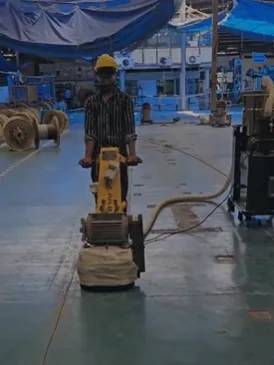 Floor Grinder with high vacuum Dust Collector